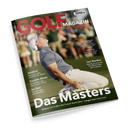 Titelblatt des „GOLF MAGAZIN“ mit einer männlichen Person in hellblauem Polohemd, weißer Hose und weißer Kappe, die auf einem Golfplatz kniet. Hintergrund mit unscharfen Zuschauenden. Sichtbare Schrift: „Das Masters – McIlroy holt endlich den Career Grand Slam – Langer feiert Abschied“, dazu Themen wie „Südtirol“, „Trouble-Shots“, „Im Test“, „Les Bordes“, „Ryder Cup“ und „Mitmachen & gewinnen“.