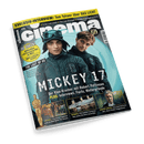 Titelbild der Zeitschrift „cinema“ Ausgabe 3/25 mit zwei männlichen Personen in dunkelblauen Raumanzügen vor hellblauem Hintergrund, mittig der Schriftzug „MICKEY 17“ und darunter „Der Klon-Kracher mit Robert Pattinson PLUS: Interviews, Facts, Hintergründe“, oben gelb hinterlegt „EXKLUSIV-INTERVIEW: Tom Tykwer über DAS LICHT“, unten Filmthemen zu „Oscars“, „TITANIC“ und „David Lynch“, oben rechts Logo „cinema 50 Jahre“.