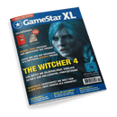 Titelbild der Spielezeitschrift „GameStar XL“ mit blauem Hintergrund und großem Porträt einer Fantasy-Figur mit blauen Haaren im Vordergrund, zentrale gelbe Schrift „THE WITCHER 4“, weitere Texte: „Ciri wetzt die Silberklinge: Endlich Details zur Rollenspiel-Fortsetzung“, „Indiana Jones peitscht und abenteuer wie früher“, „Wieso wir uns auf Obsidians RPG-Hoffnung Avowed freuen“, sichtbare Altersfreigabe ab 16 Jahren, Ausgabe 02/2025, Barcode unten rechts.