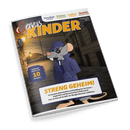 Cover des Magazins Servus Kinder: Eine Detektivmaus mit Hut und Trenchcoat steht in einem düsteren Gang. Schlagzeile: STRENG GEHEIM!